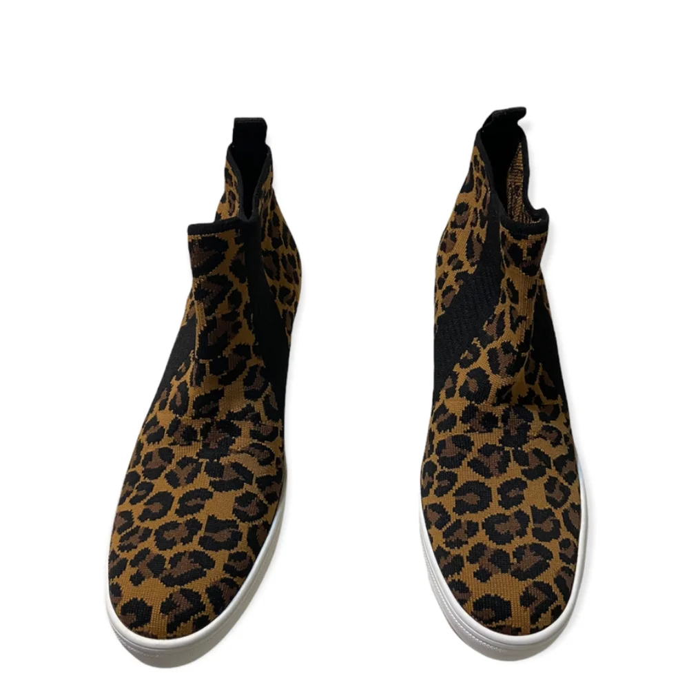 Mia Leopard Wedge Sneakers - Picture 3 of 7